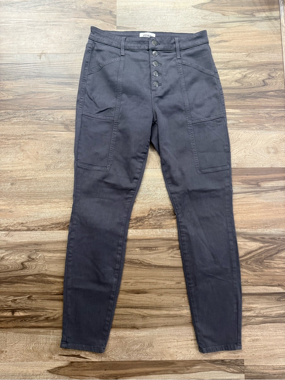pistola Women’s Skinny Jeans in Charcoal Gray